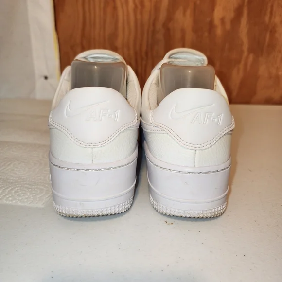 Nike Air Force 1 Women's White Sneakers - Picture 11 of 15